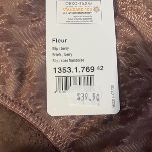 BNWT Bra H/40 Underwear Large size 12 USA 2pc set - Picture 6 of 10